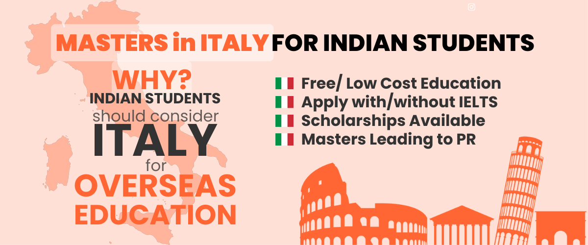 Masters in Italy for Indian Students